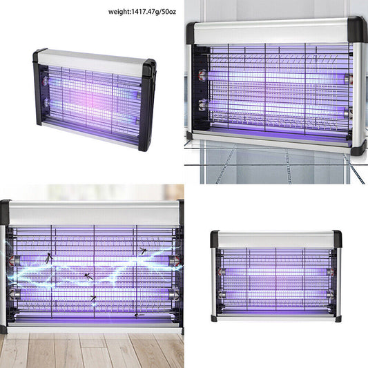 US Lamp Insect Killer Mosquito Zapper Bug Fly Trap Electric Indoor Light Lawn