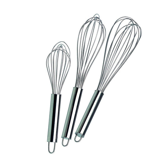 US 3-6 Pcs STAINLESS STEEL BALLOON WIRE WHISK WHIP MIX STIR BEAT 8/10/12 inch