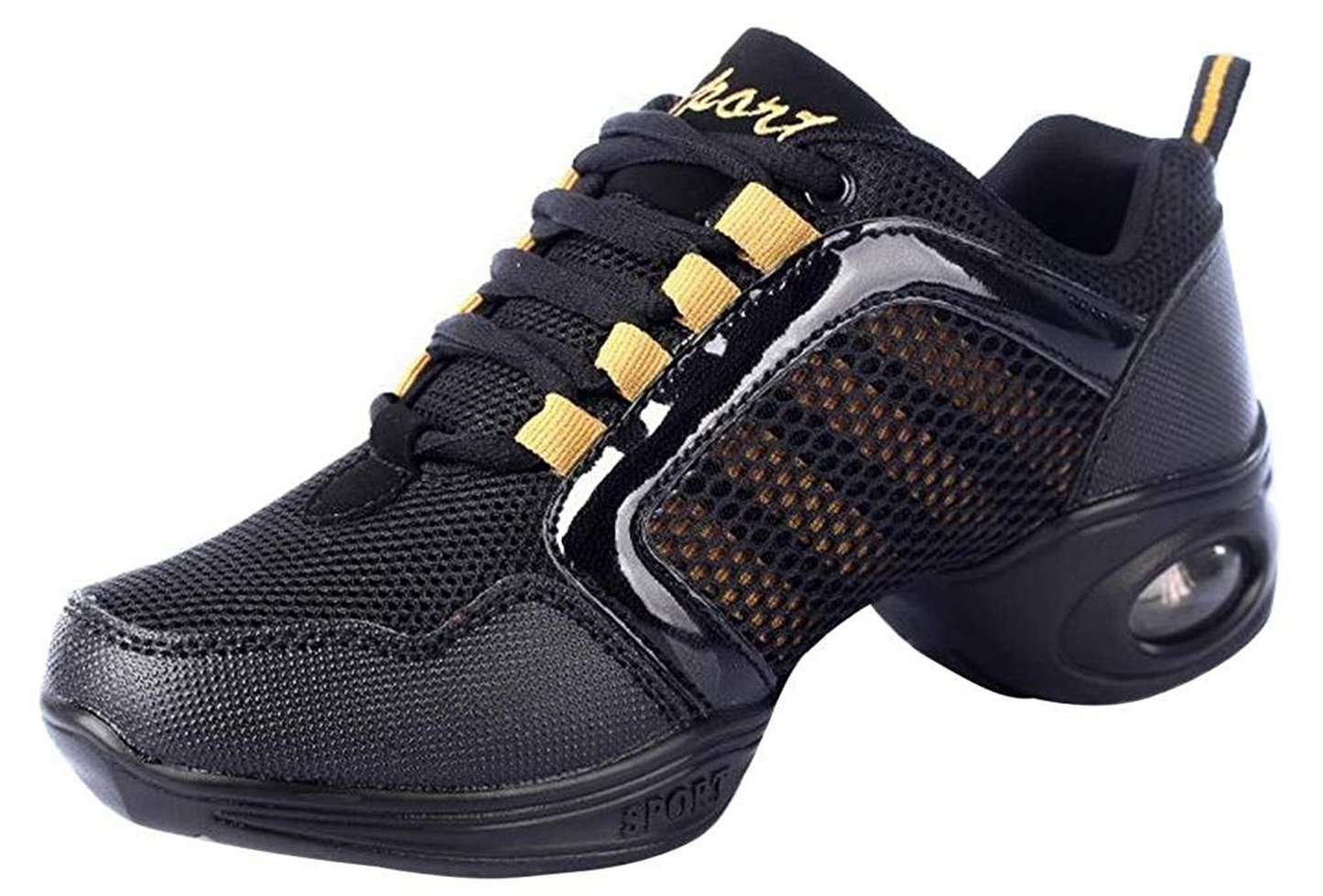 Women's Mesh Breathable Modern Ballroom Lightweight Comfort Dance Sneaker