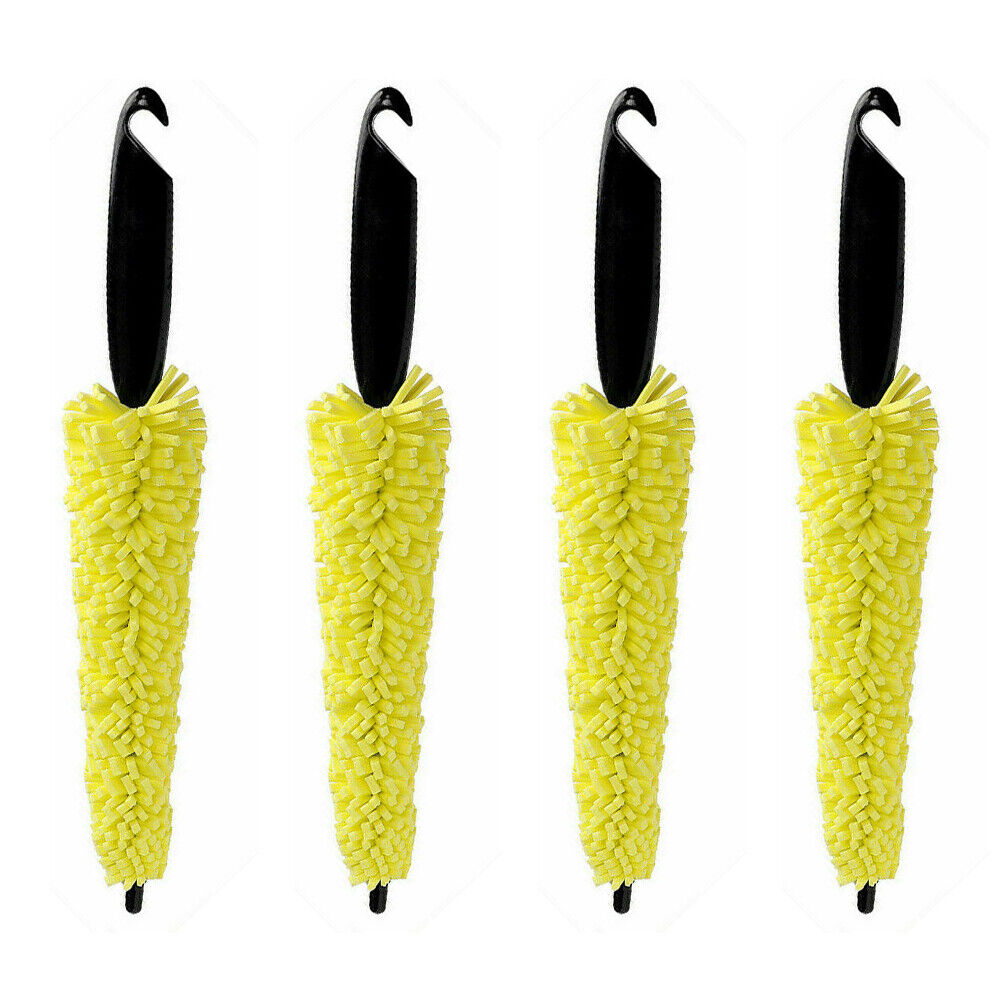 US 4-8 Pc Car Detailing Cleaning Brush Tire Rim Washing Scrub Wheel Cleaner Tool