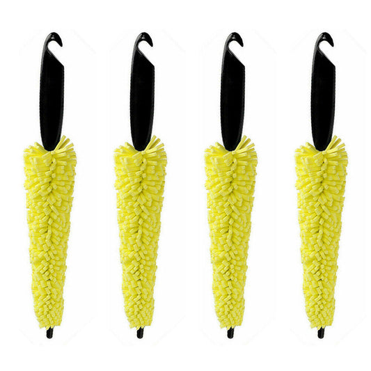 US 4-8 Pc Car Detailing Cleaning Brush Tire Rim Washing Scrub Wheel Cleaner Tool