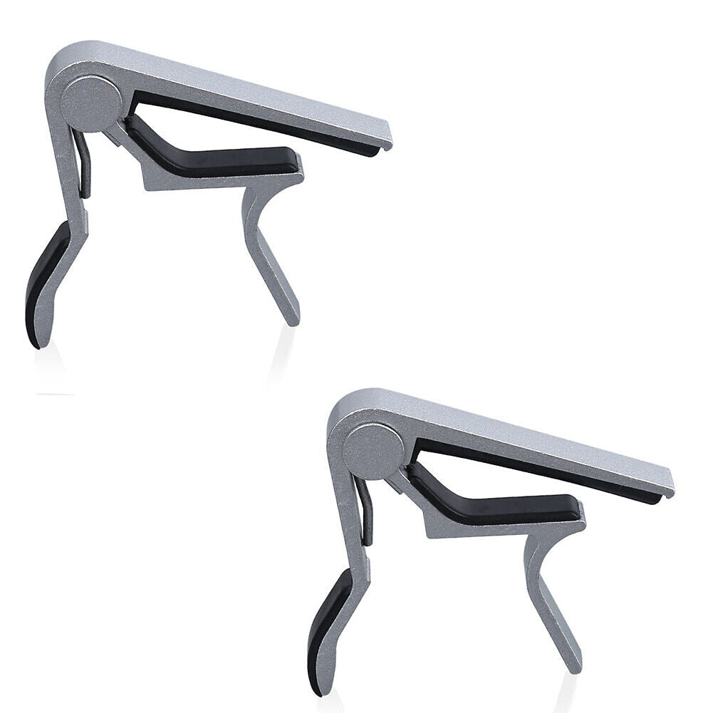 US 1-2 Pack Guitar Capo Aluminium Alloy Clamp Ukulele Tuning Accessories Tools