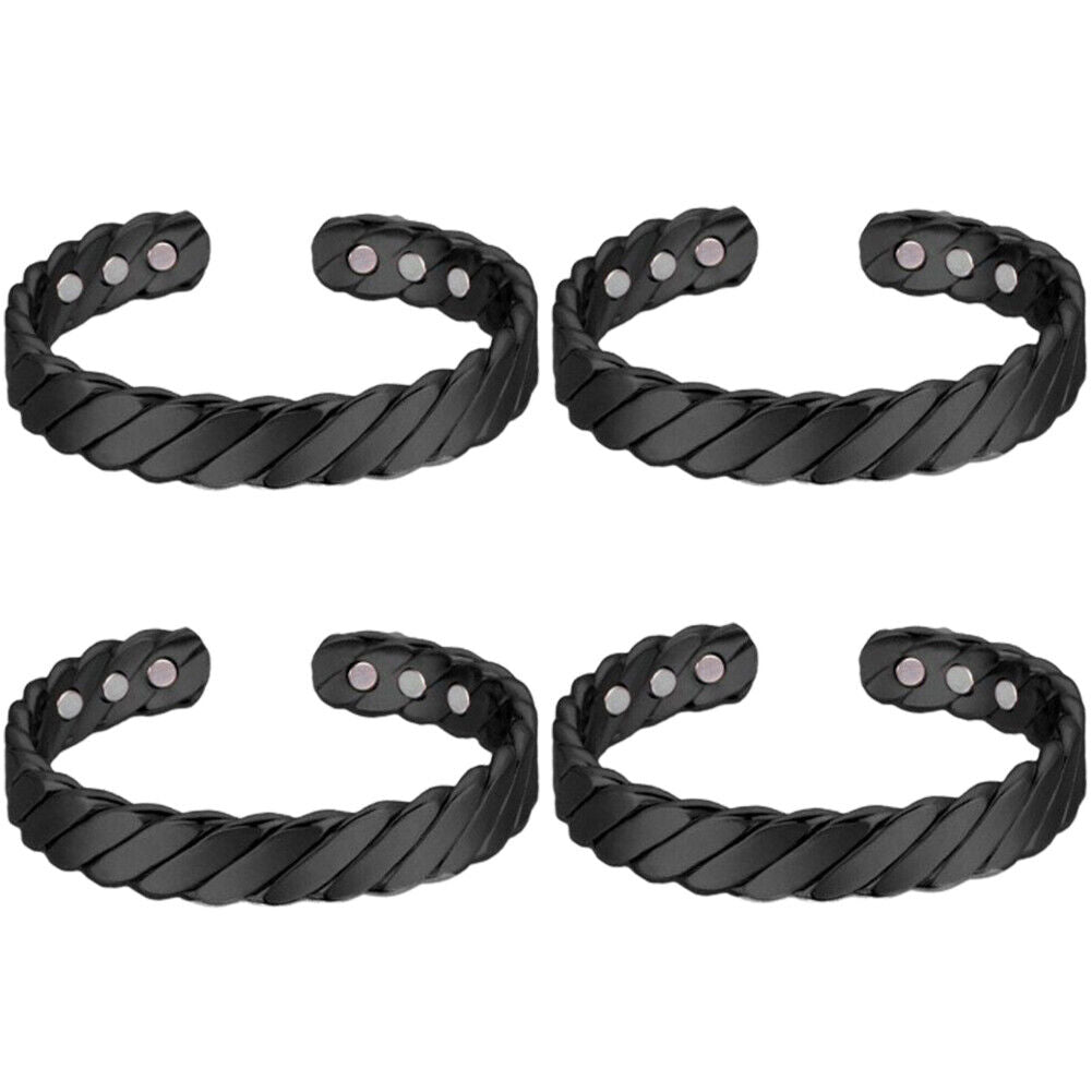 US 2-4 Pack Magnetic Therapy Relief Arthritis Pain Carpal Tunnel Adjustable Fine