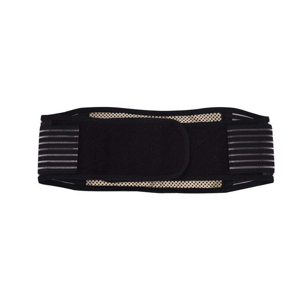 US 1-2 Pack Back Brace Support Tourmaline Self-Heating Lumbar Therapy Waist Belt