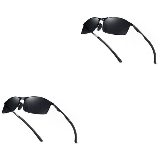 US 2-4 Pcs Aluminium HD Polarized Photochromic Driving Sunglasses Safety Glasses