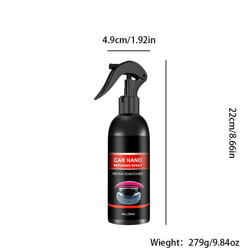 US1-2 Pc Car Scratch Repair Nano Spray Remove Ceramic Coating Paint Sealant