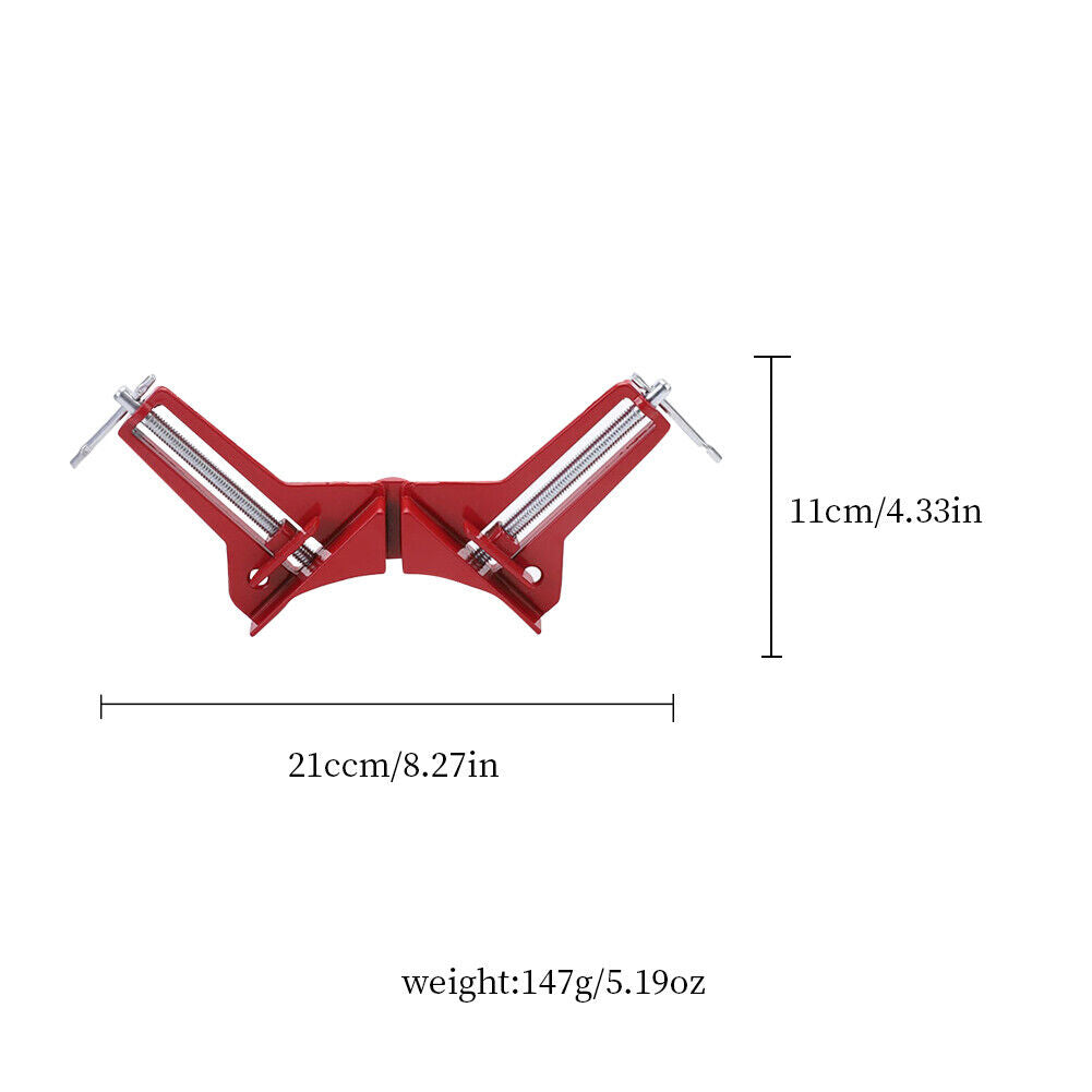 US 4-8Pc 90 Degree Right Angle Corner Clamp Woodworking Wood For Kreg Jigs Tool