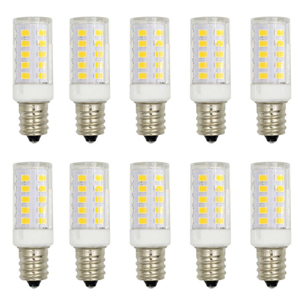 US 10-20 Pack LED Corn Bulb Ceiling Fan Lights Candelabra Daylight Ceramics Lamp