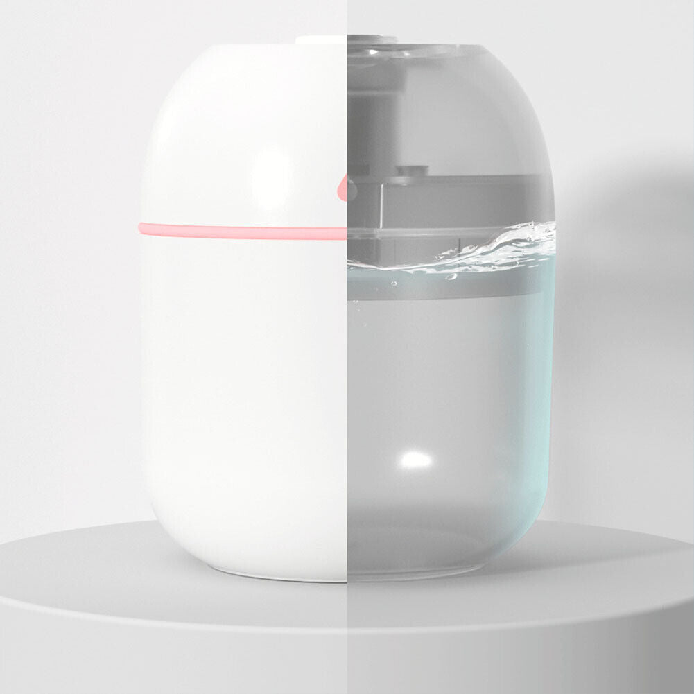 US 3-6 Pack Mini Air Humidifier 220ML Aroma Essential Oil Diffuser USB LED Mist