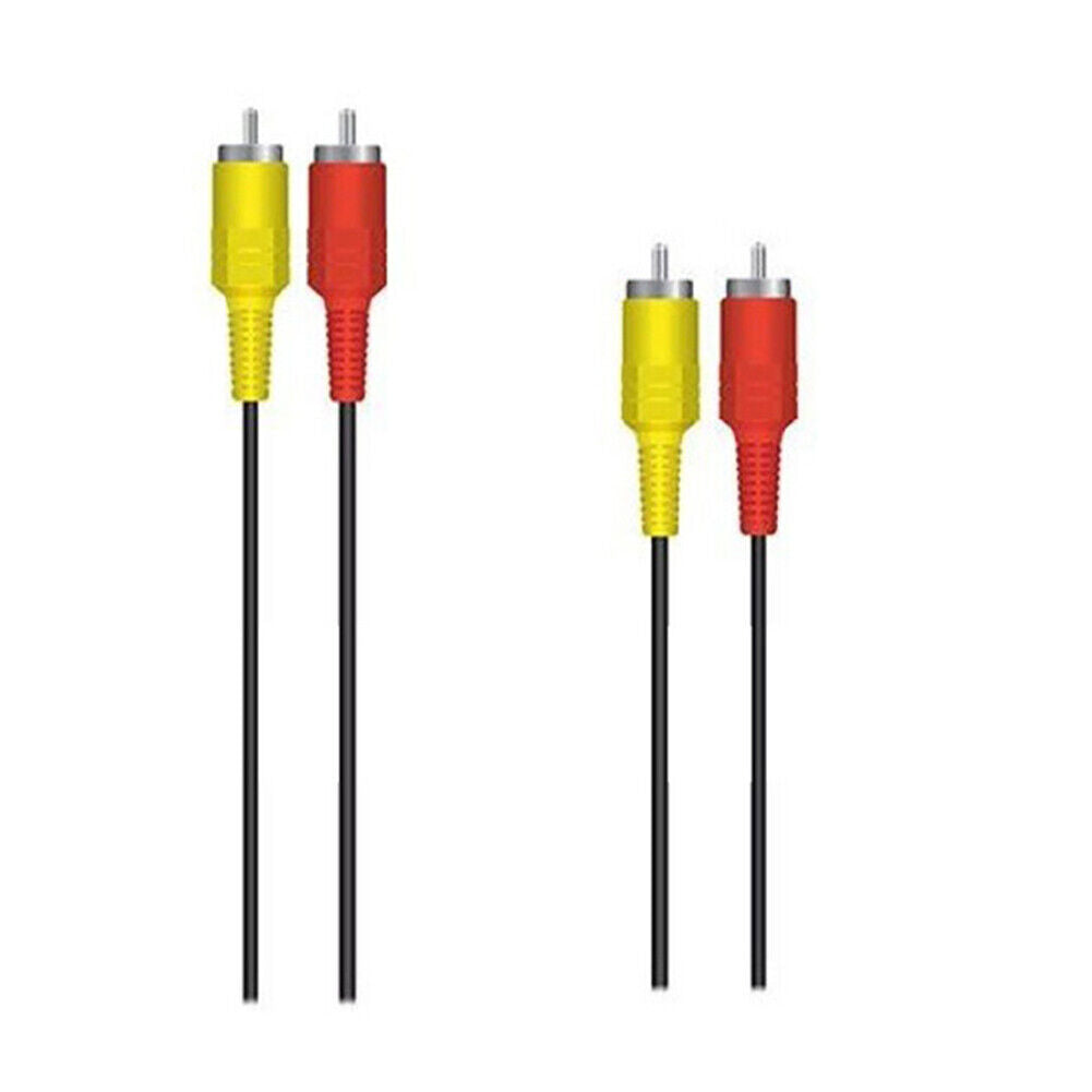 US 2-4 Pc RCA Composite AV Audio Video Cable Cord for Original 1985 Nintendo NES
