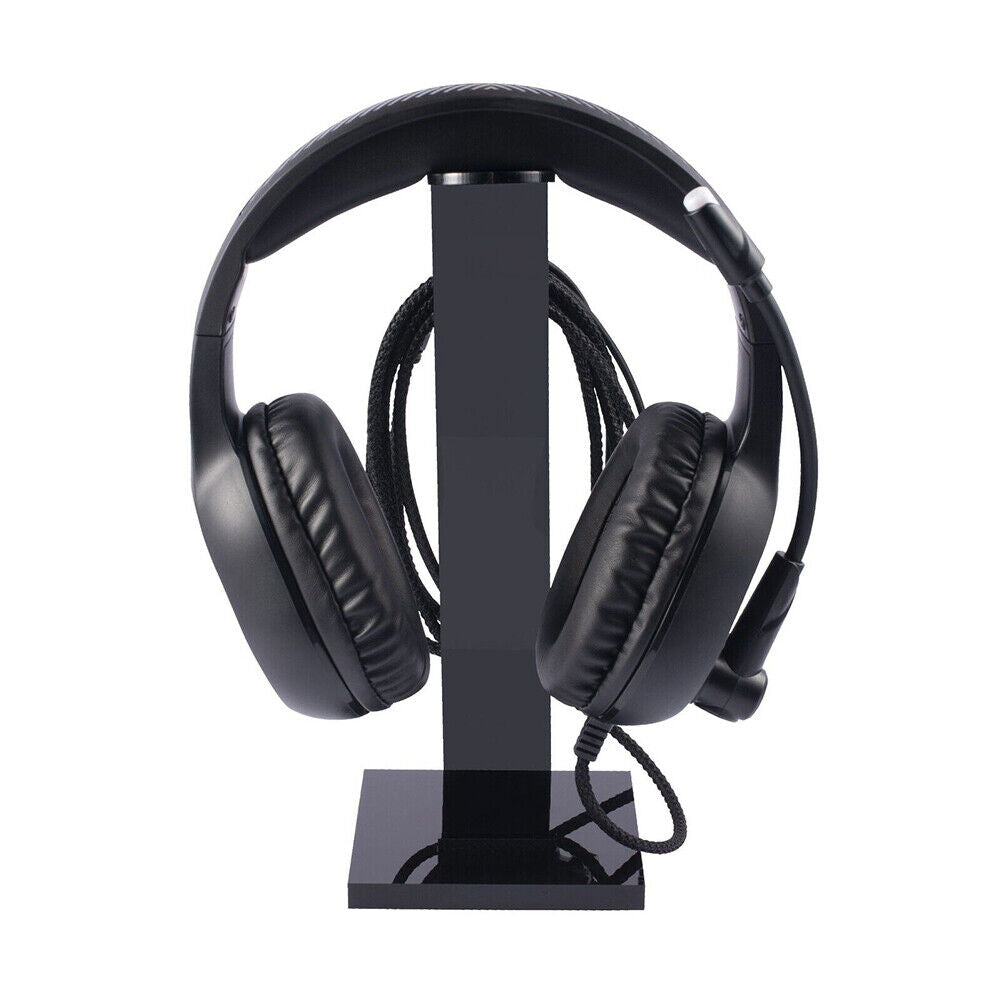 US 1-2 Pack Headset Headphone Stand Acrylic Universal Earphone Holder Orgainizer