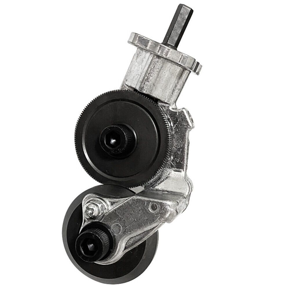 US 1-2 Pc Electric Drill Plate Cutter Sheet Metal Nibbler Precise Cutting Sheet