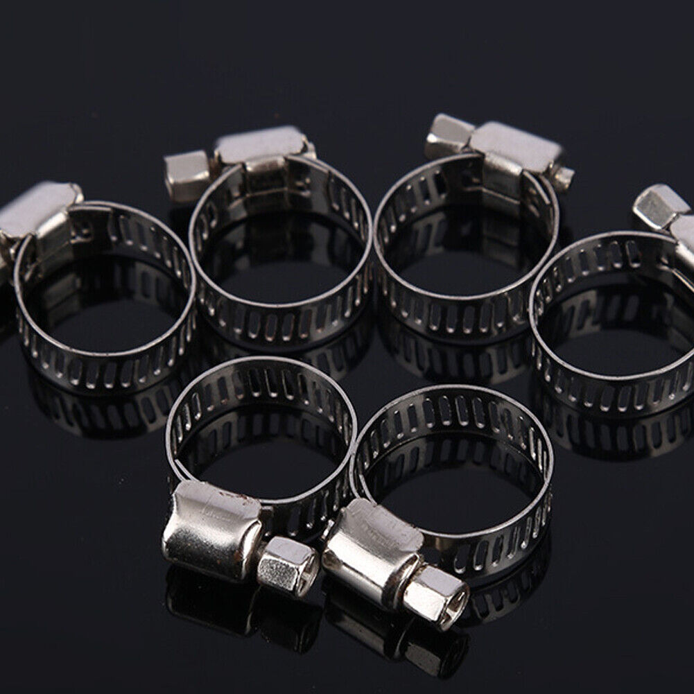 US 10- 20 Pcs 3/4" CLAMP STAINLESS STEEL HOSE CLAMPS 1/2" - 3/4" INDUSTRIAL TOOL