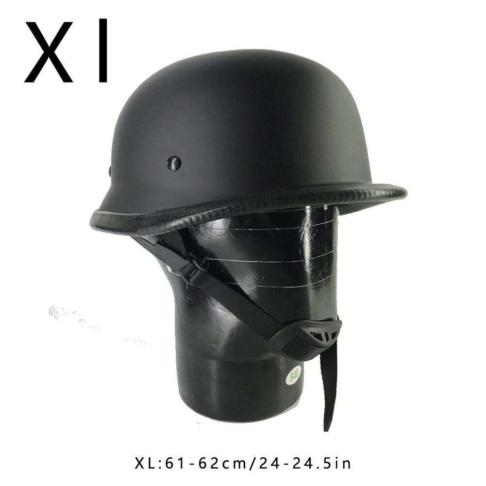 US German Style Novelty Shorty Helmet Motorcycle Half Helmet  S/M/L Half Cap