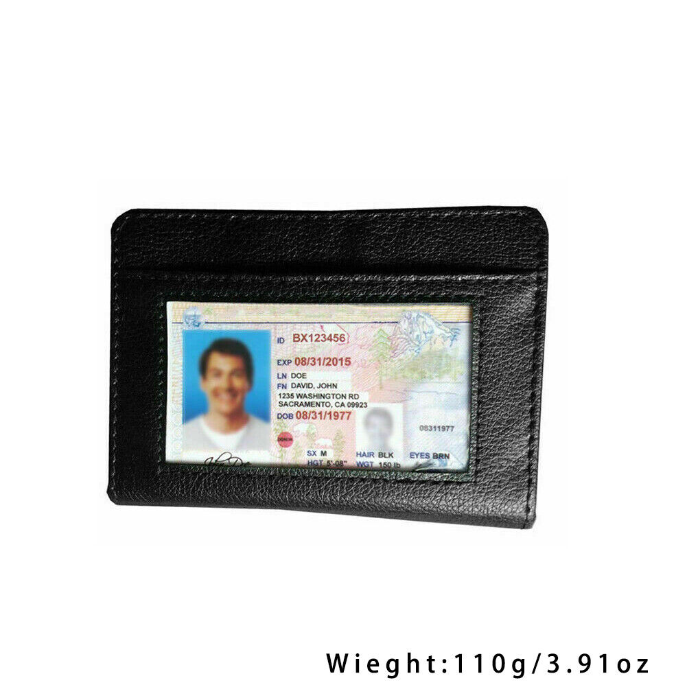 US 1-2 Pack Lock Slim Secure Men Women Blocking Money Credit Card Holder Wallets