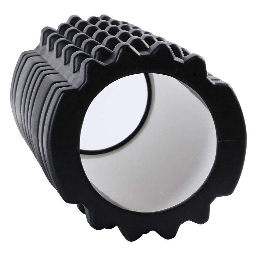 US 1-2 Pack High Density Hollow EVA Foam Roller Muscle Massage Recovery 13x5.5"
