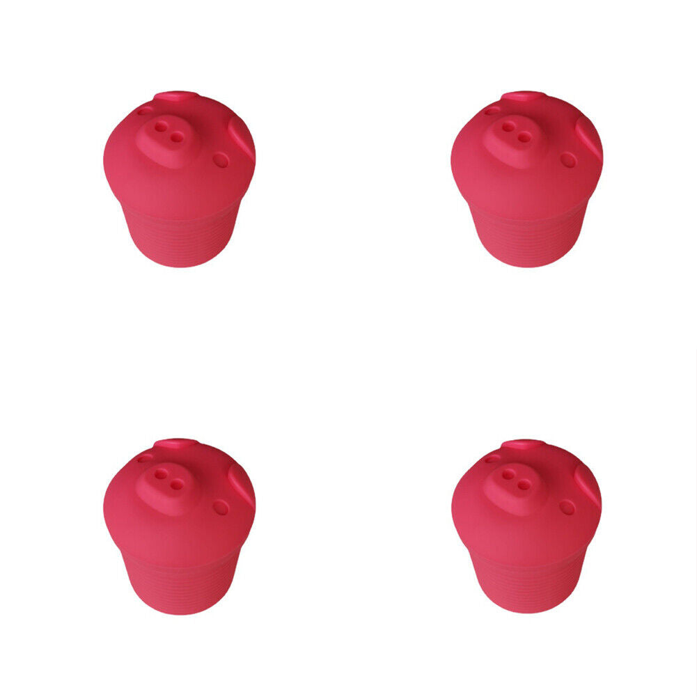 US 2-4 Pig Bacon Grease Container Silicone Bin Oil Mesh Strainer Holder Storage