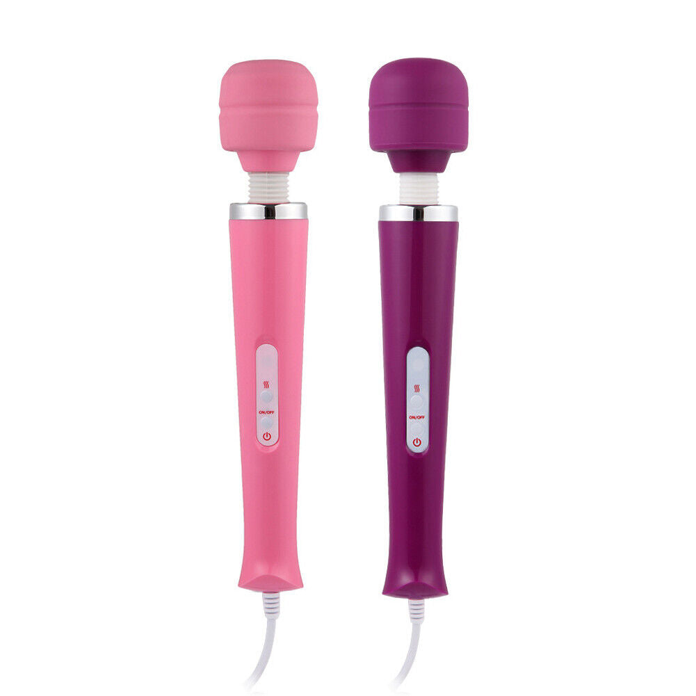 US 1-2 Pc Multispeed Vibrator Handheld Dildo Massager Waterproof Speed Safe Play