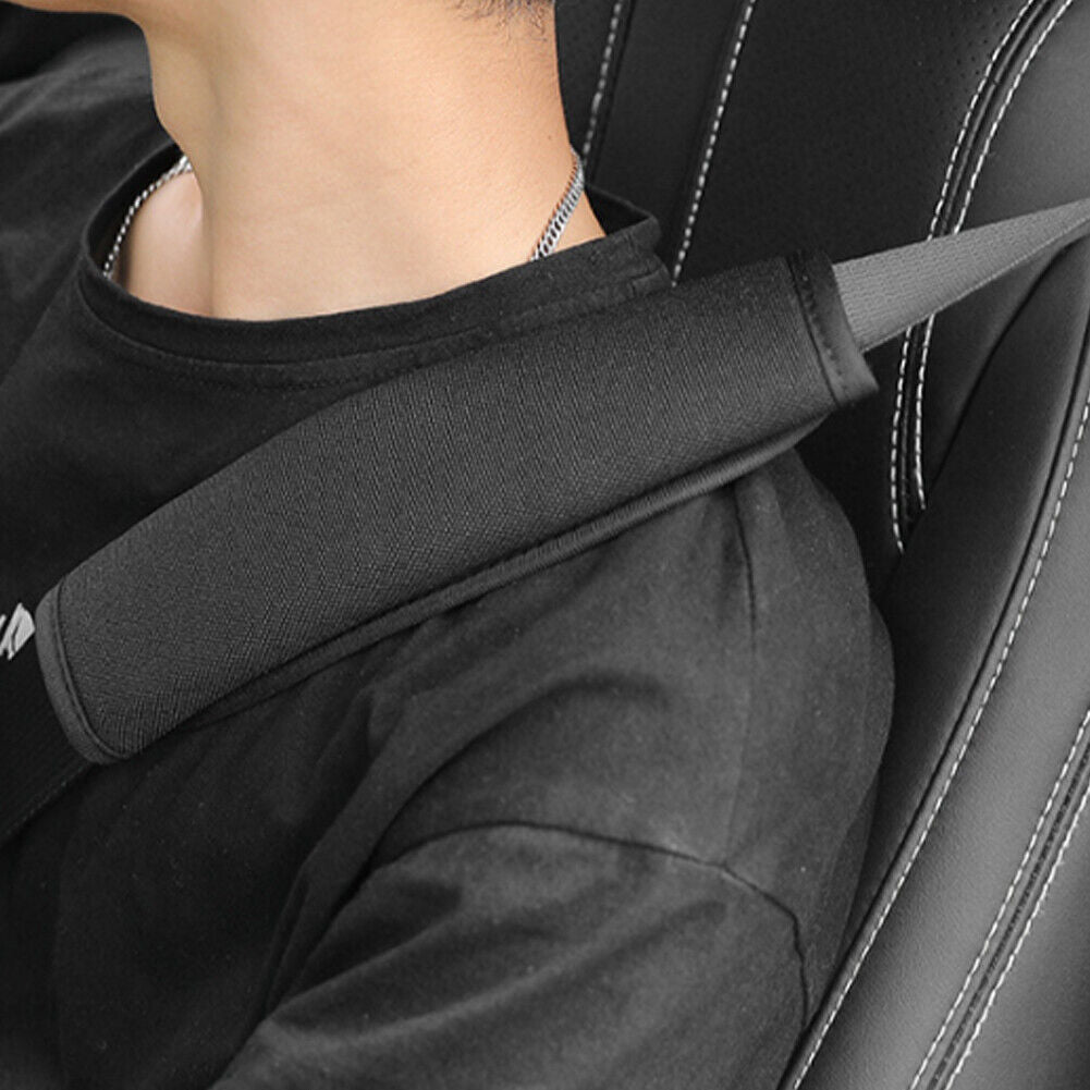 US 1-2 Pairs Universal Soft Seat Belt Set Cover Shoulder Pad Strap Protector Car