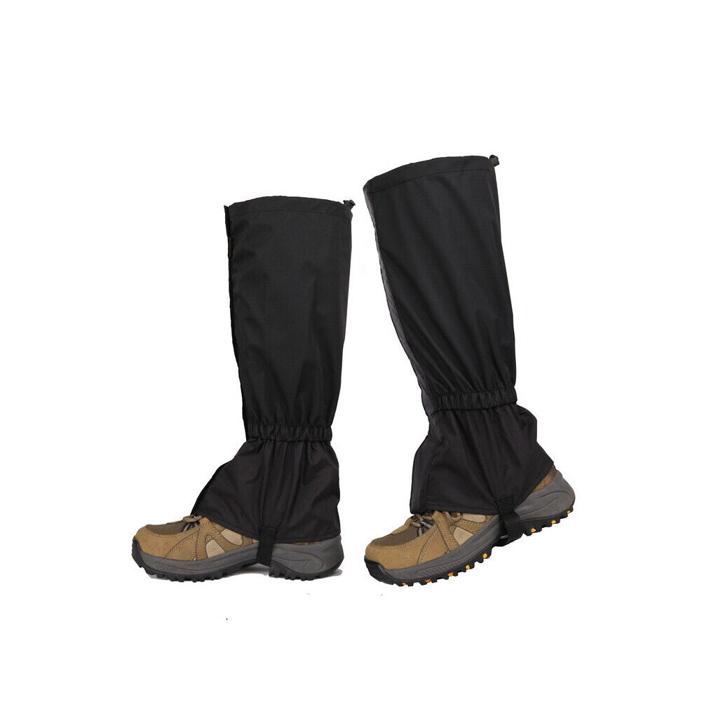 US Fashion Hiking Waterproof Leg Gaiters Kids Teen Men Women Gators Snow Boot