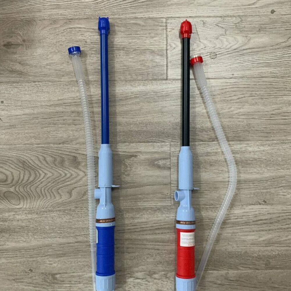 US Battery Powered Electric Fuel Transfer Siphon Pump Gas Oil Water 2.2 GPM