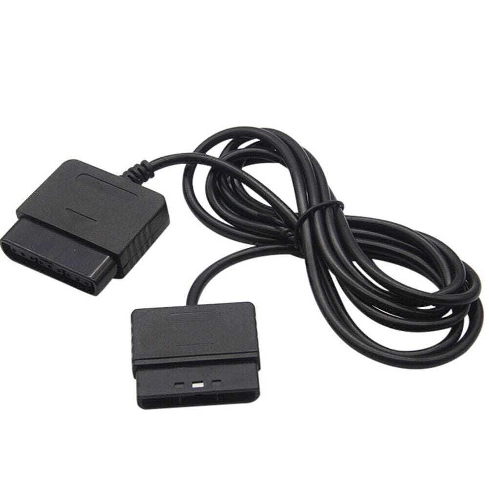 US 4-8 Pc 6 ft Controller Cord Extension Cable for Sony PlayStation 2 PS2 / PS1
