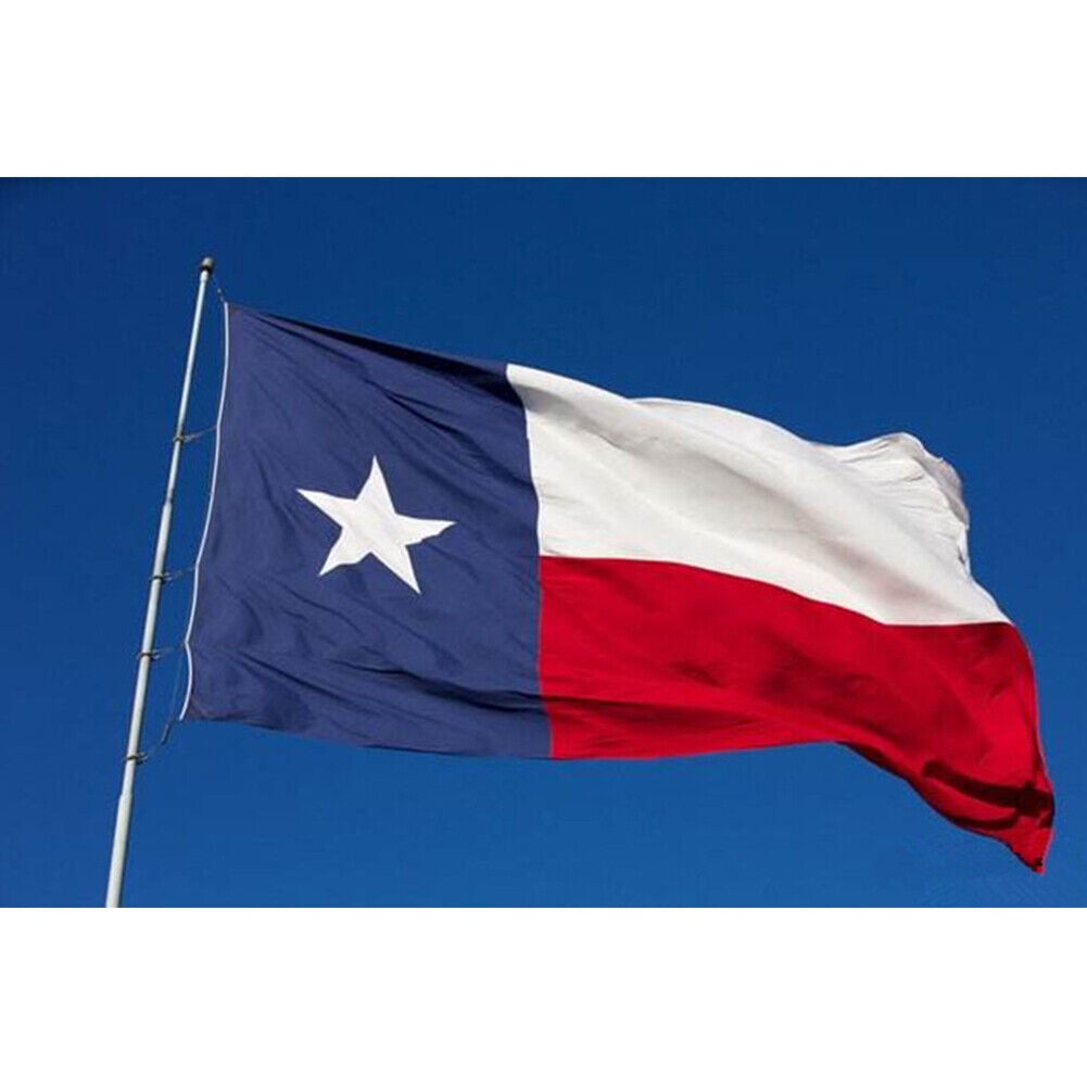 US 2-4 Pcs Texas State Flag 3x5 Feet TX Lone Star Flag Premium Print Quality UV