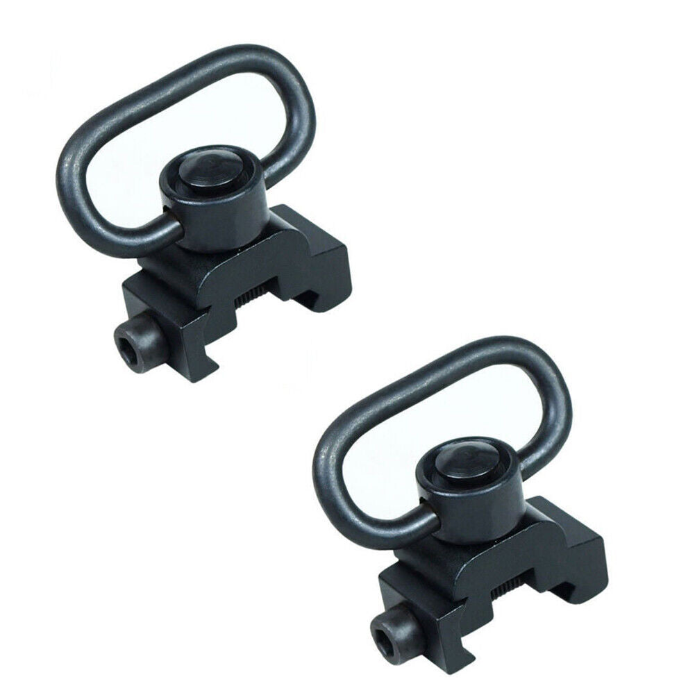 US 2-4 Pcs Quick Release Detach QD Sling Swivel w/ 20mm Picatinny Rail Mount