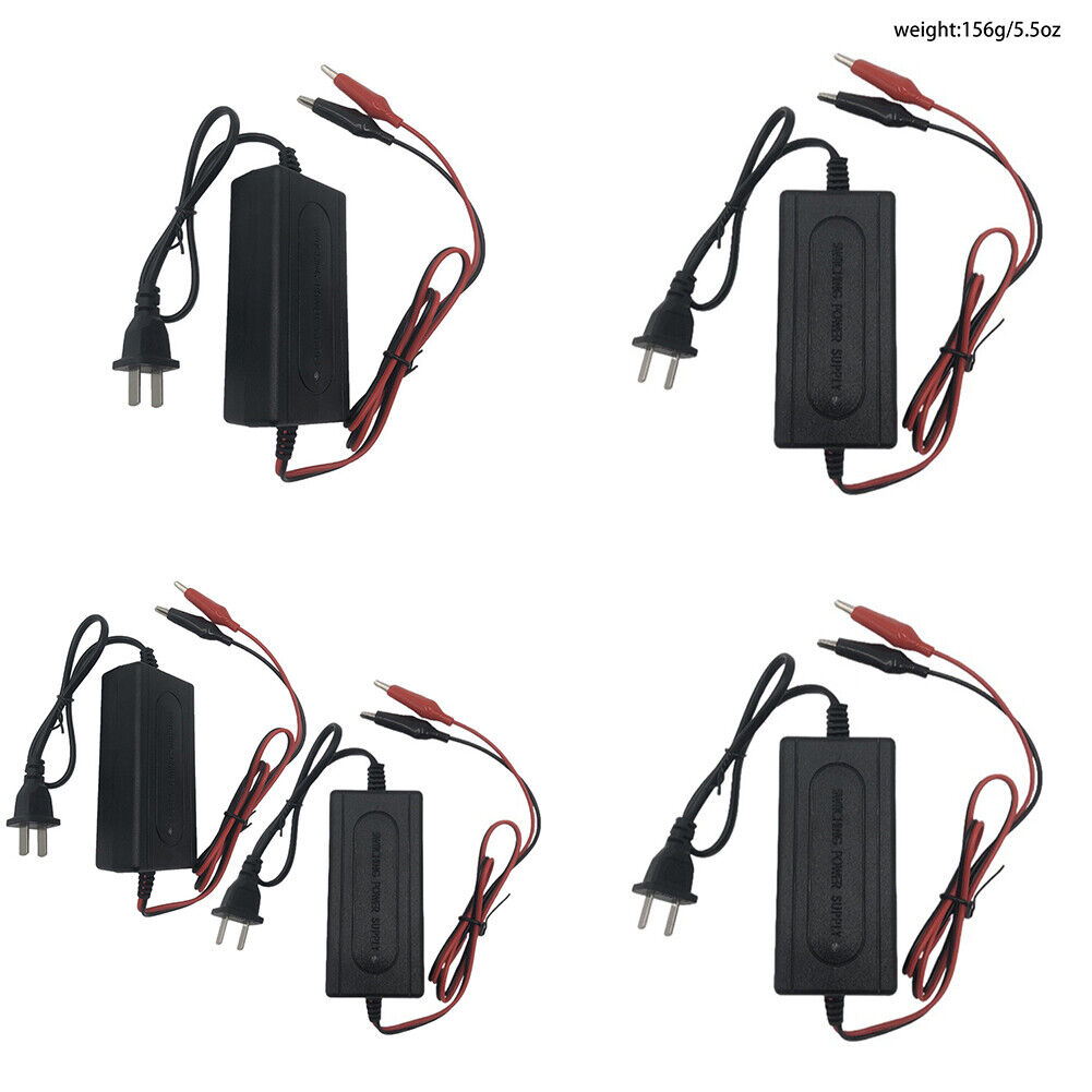 US 2 Pc Portable 12V Auto Car Battery Charger Truck Maintainer Boat Motorcycle