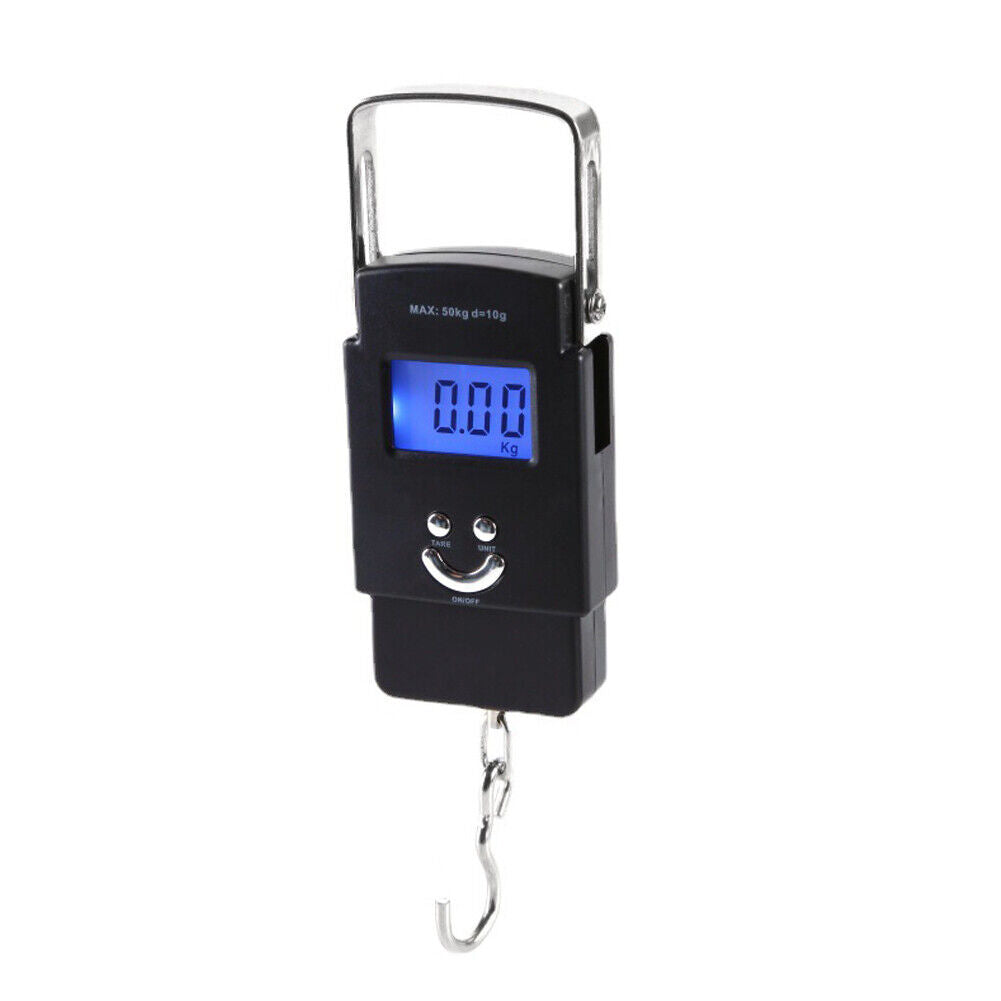 US 2-4 Pc Digital Hanging Scale Comfortable Handle Large Hook Digital LCD Screen