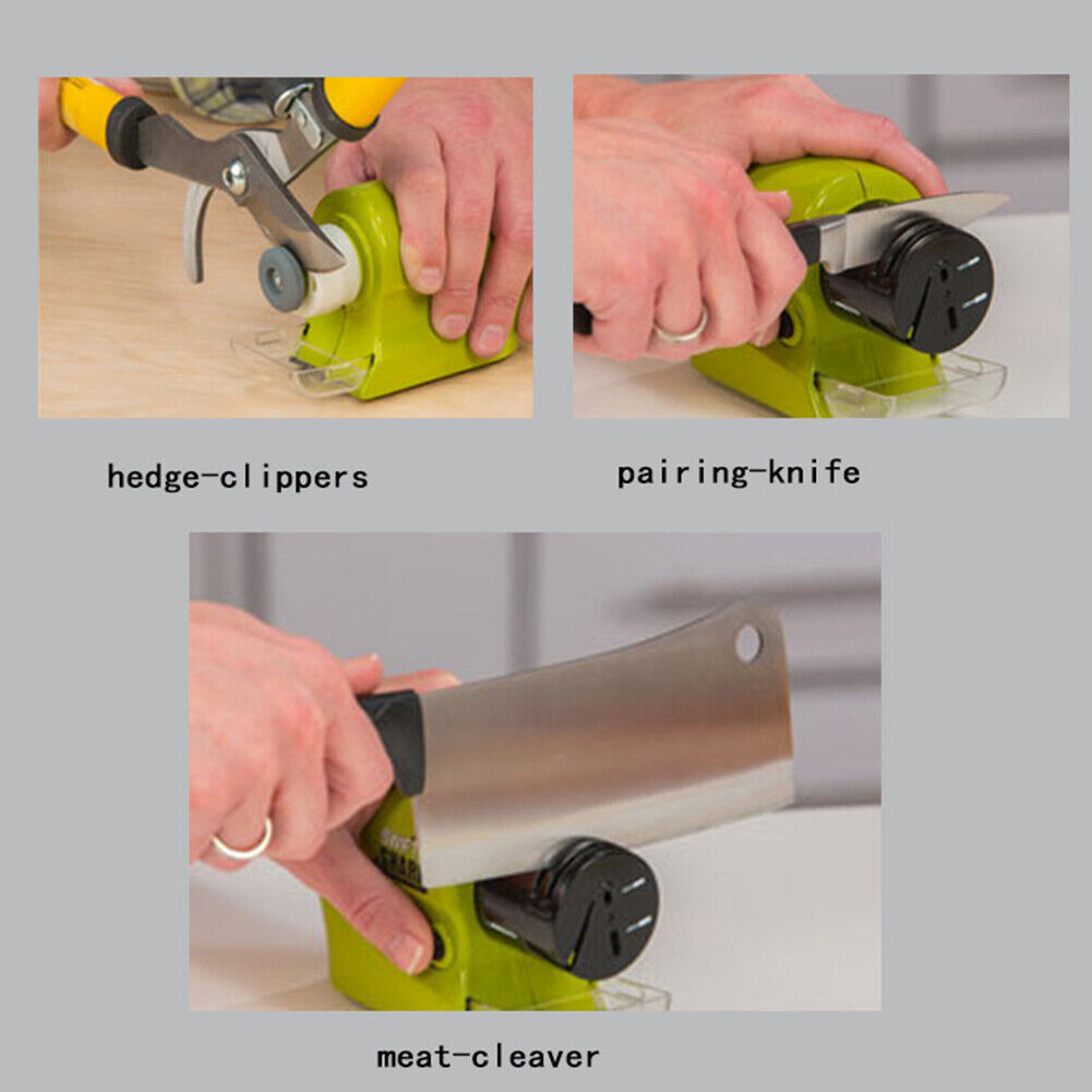 US Speedy Electric Kitchen Knife Sharpener Multifunction Swifty Sharp Smart