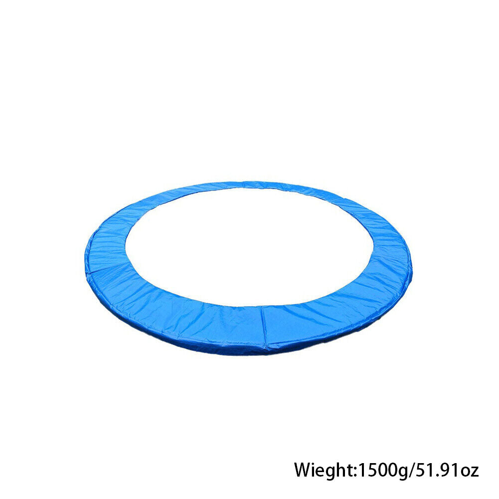 US 14' Round Trampoline Safety Pad Replacement Frame Spring Blue Cover Universal