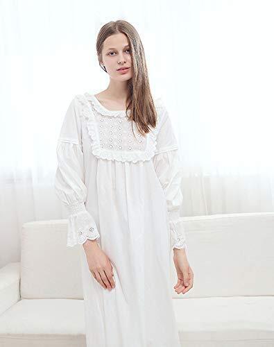 Women's Vintage Victorian Sleepwear Sleeveless/Short/Long Sleeve Sheer Nightgown