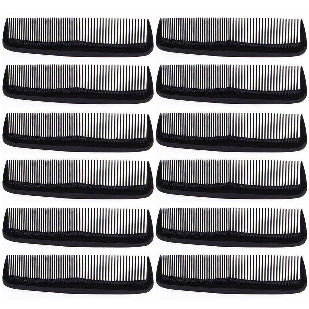 US 12-24 Pack Pocket Hair Comb 5" Beard & Mustache Combs for Men's Hair Beard