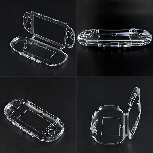 US2-4Pc Transparent Clear Full Housing Case Shell PS VITA 2000W/Screen Protector