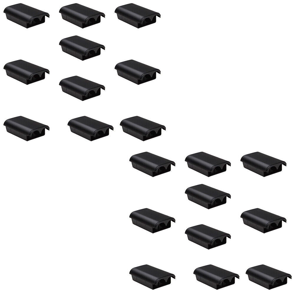 US 10-20 Pcs Black AA Battery Back Cover Case Shell Pack For Xbox 360 Controller