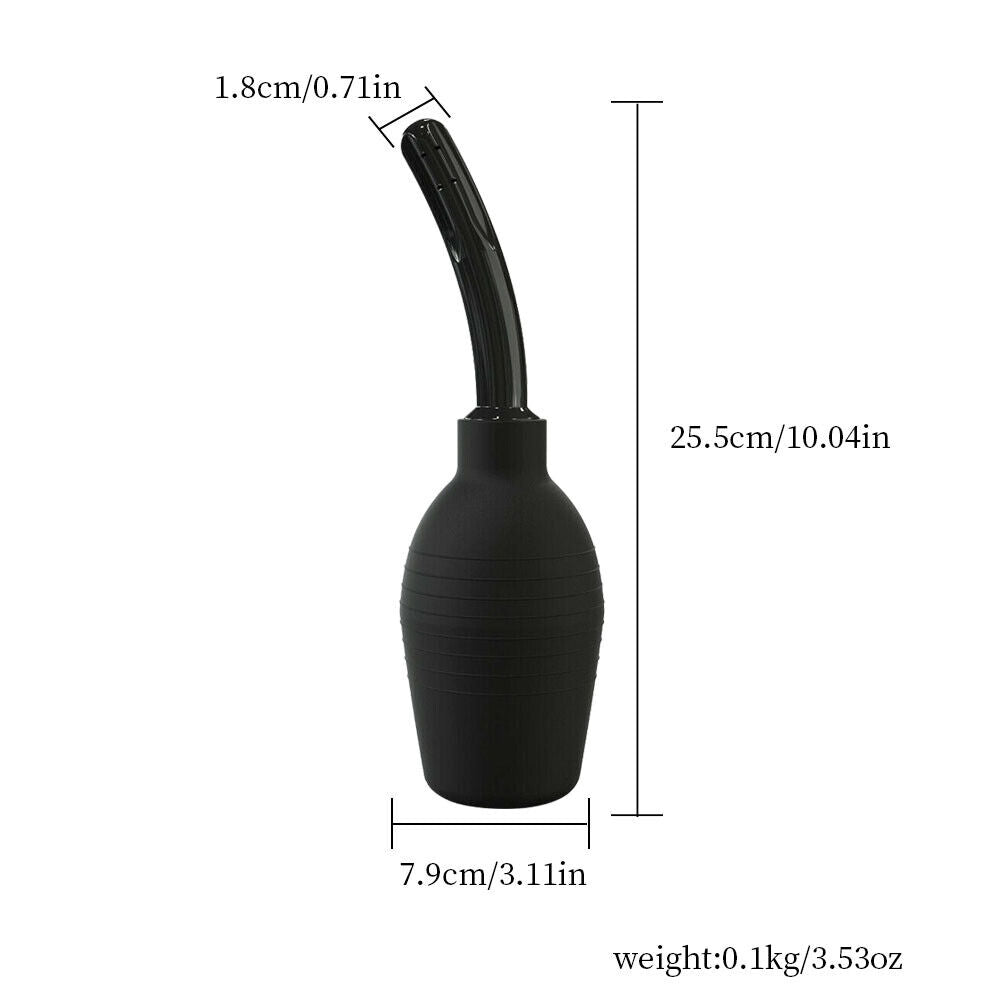 US 1-2 Pcs 310ml Anal Douche Bottle Enema Bulb Vaginal Douche Cleaner Bag Kit