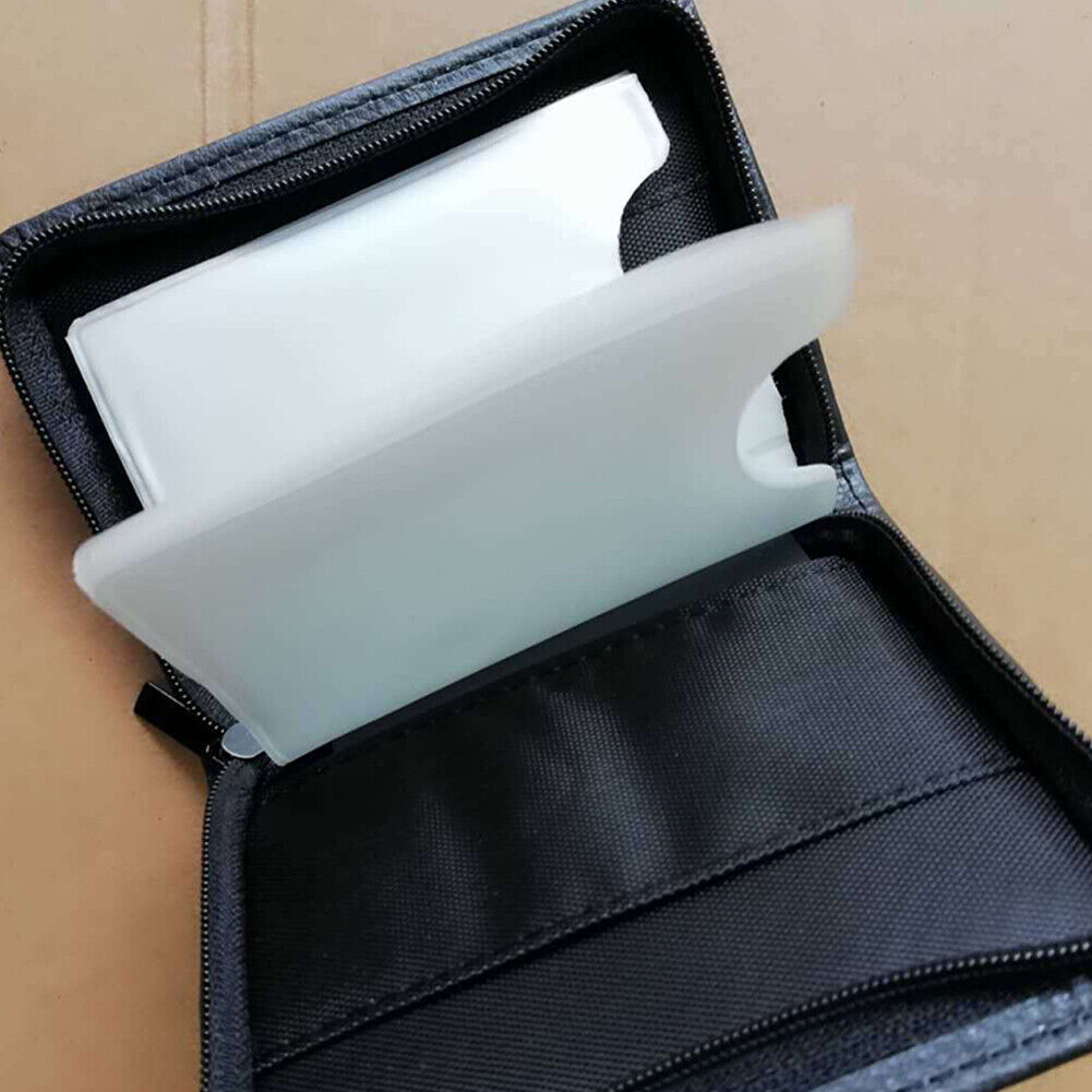 US 1-2 Pack Lock Slim Secure Men Women Blocking Money Credit Card Holder Wallets
