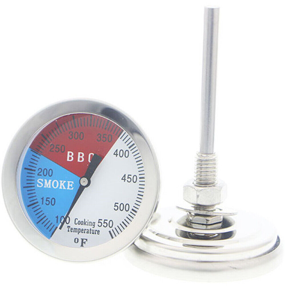 US 2" Temperature Thermometer Gauge | Barbecue BBQ Grill Smoker Pit Thermostat