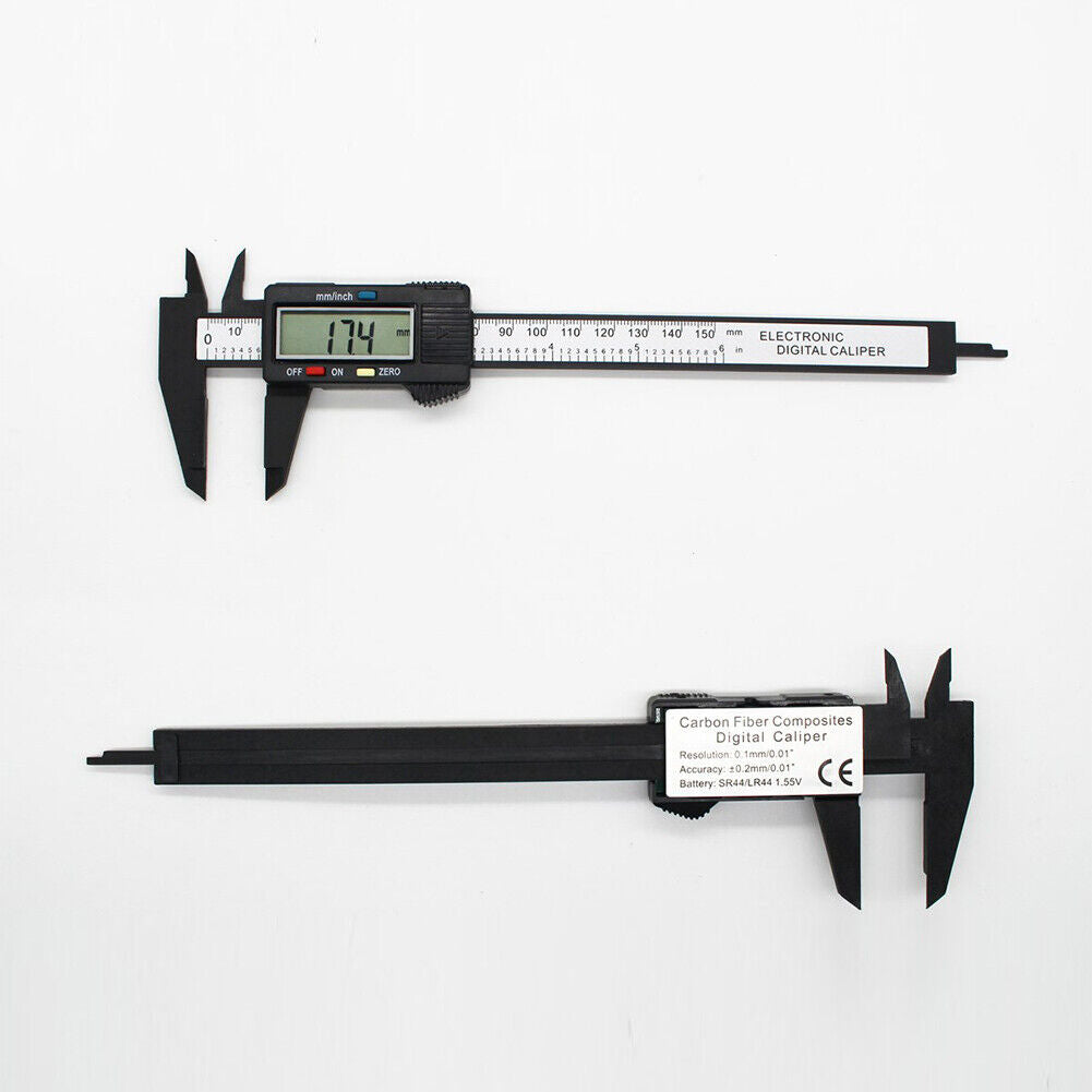 US 6" Micrometer LCD Measuring Tool Caliper Vernier Gauge Metric 150mm 6-inch
