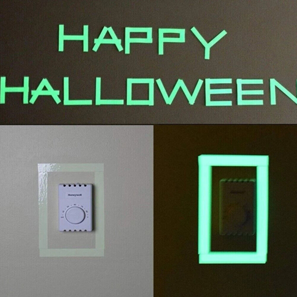 US 2-4 Pcs 9.84 Ft Waterproof Tape Glow Dark Luminous Fluorescent Stair Outdoor