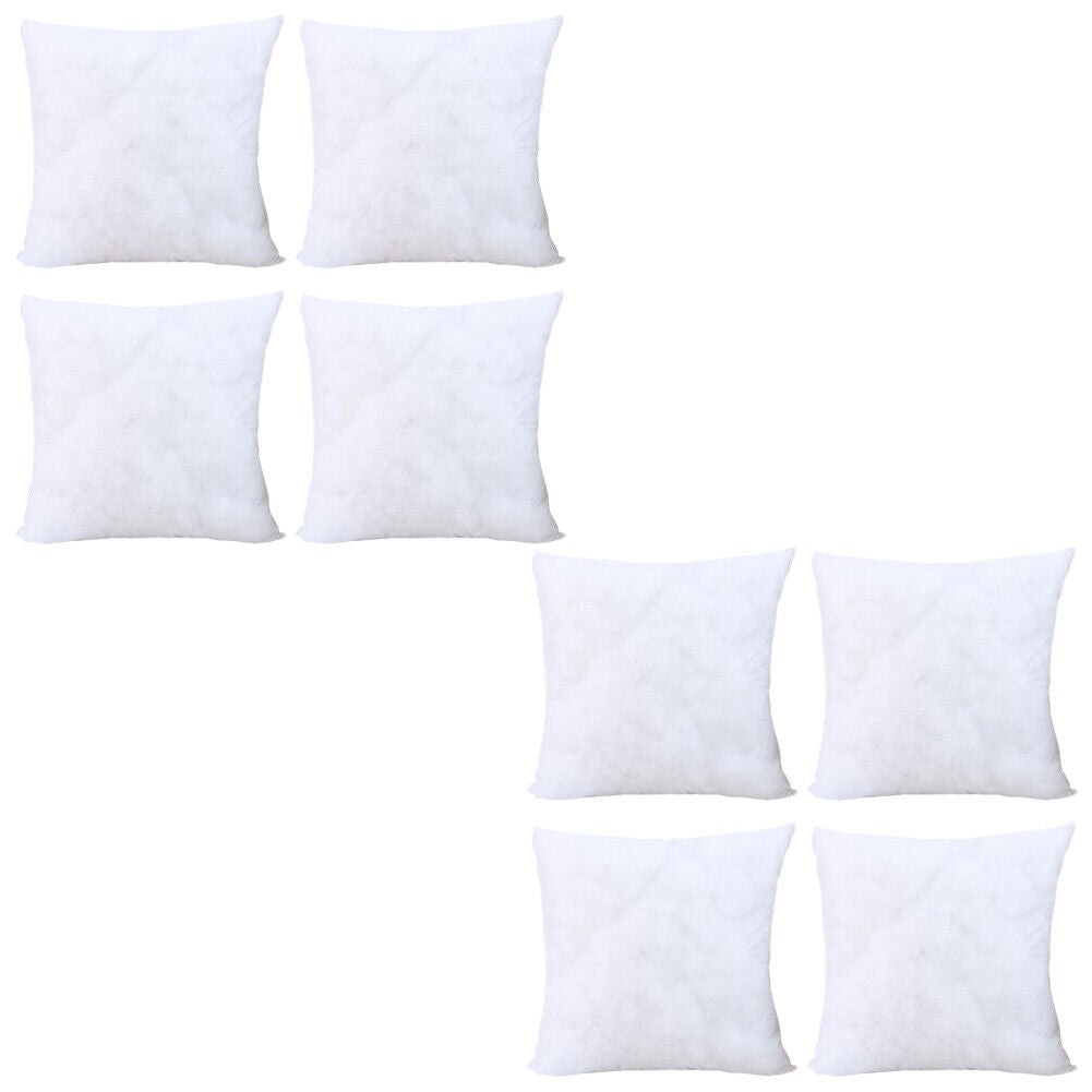US 4 Pack Throw Pillows Insert Ultra Soft Bed & Couch Sofa Decor