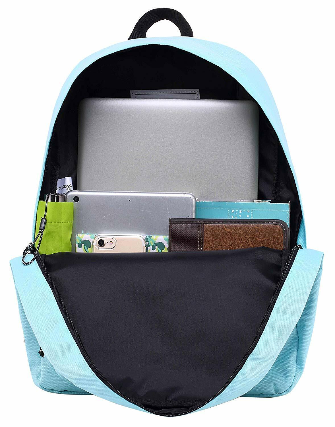 SIMPLAY Classic School Backpack Bookbag, 17"x12.5"x5",Assorted Colors and Prints