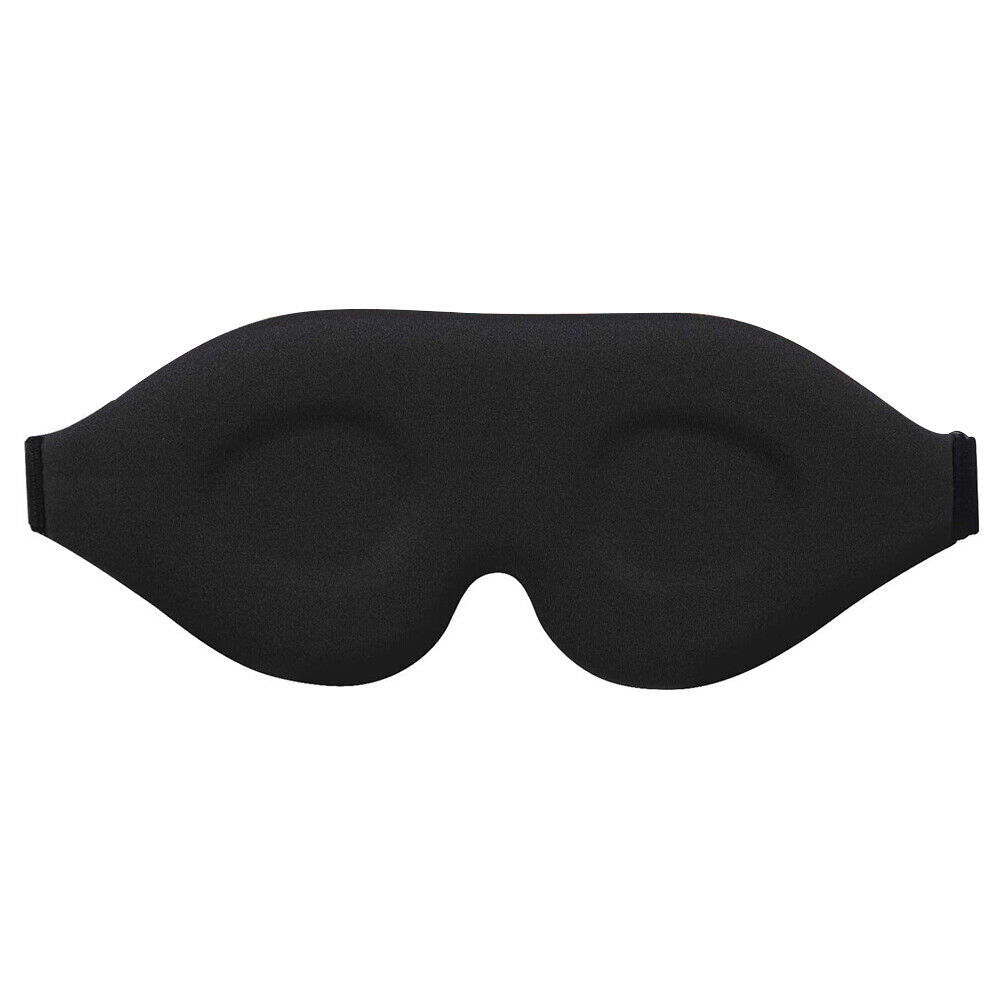 US 2-4 Pc Sleep Eye Mask for Men Women, 3D Contoured Cup Sleeping Mask & Blindfo