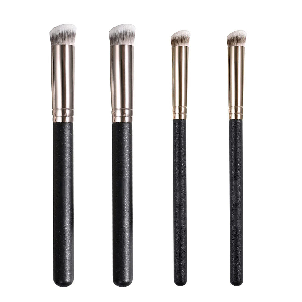 US 1-2 Concealer Under Eye Brush Set Foundation Highlight Shadow Cover Stippling