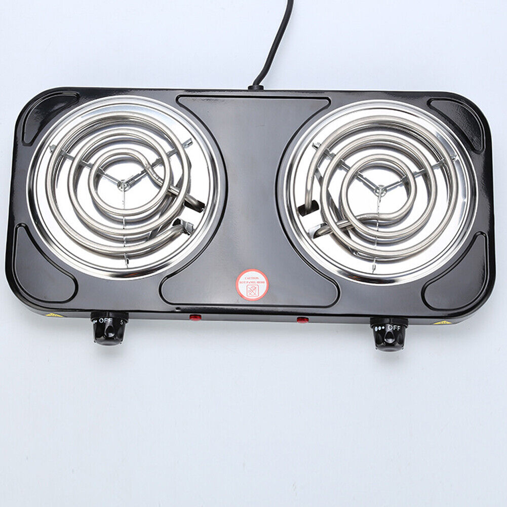 US Electric Stove Single/Dual Burner Portable Travel Compact Small Hot Plate