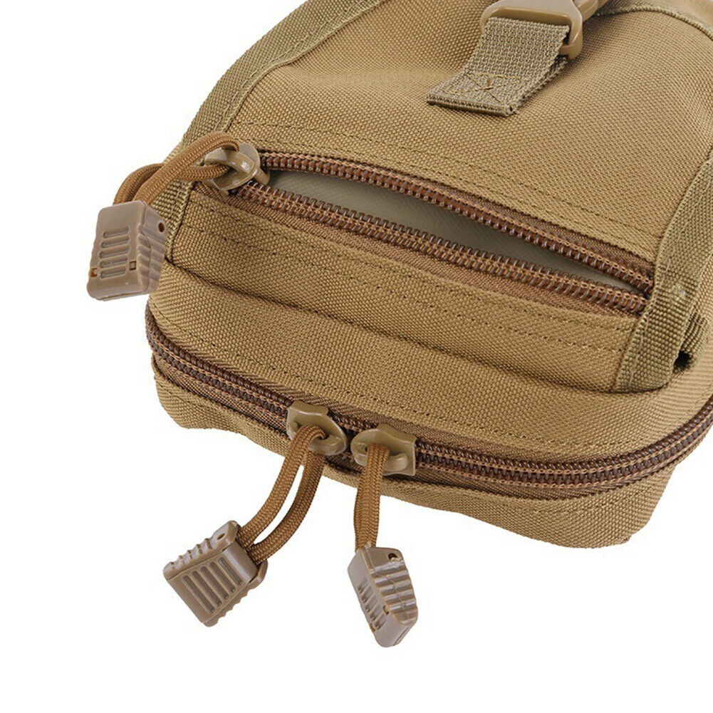 US 1-2 Pc MOLLE Tactical Small Utility Phone GPS Electronic Device Tool Pouch