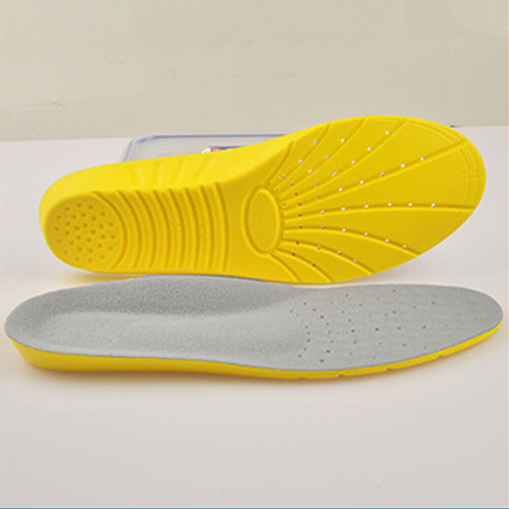 US 1-2 Pairs Mild Arch Support Memory Foam Insoles Orthotic Shoe Inserts Unisex