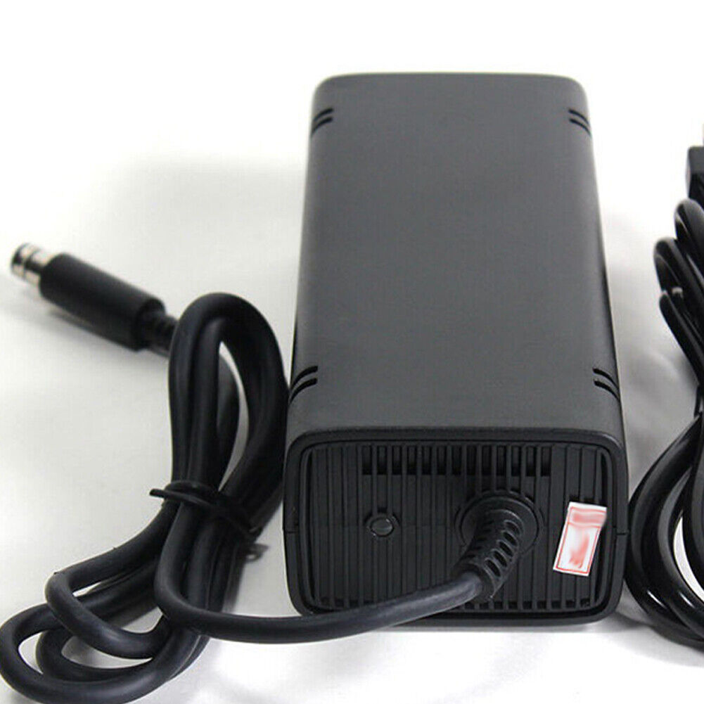 US Microsoft Xbox 360 SLIM AC Power Supply Brick Charger Adapter Cable Cord