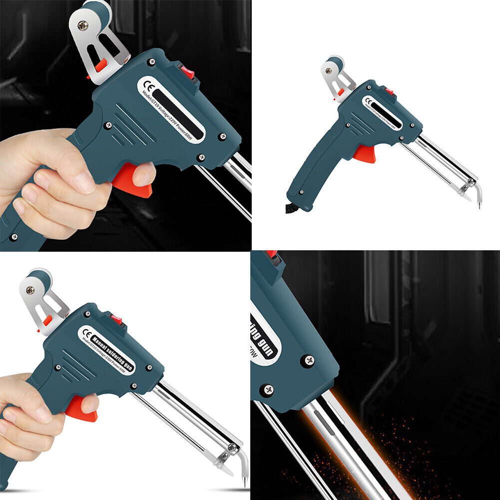 US Soldering Gun Kit 60W Auto Solder Feed Hand-Held Soldering Iron Welding Gun